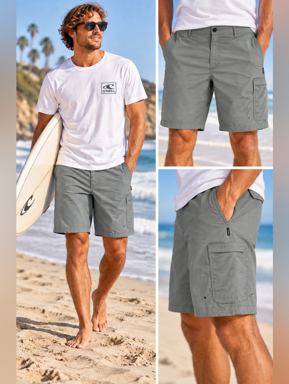 O'Neill Olive Green Men's Cargo Shorts